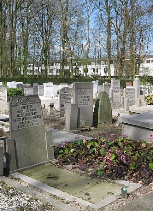 muiden algemene begraafplaats grafstenen 3