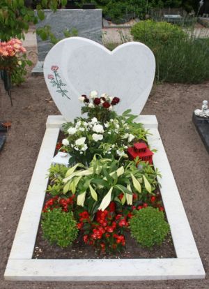 Enkel monument Bianco Carrara marmer (EM020)